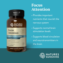 Cargar imagen en el visor de la galería, Natures Sunshine Focus Attention 90 Cápsulas Proporciona
