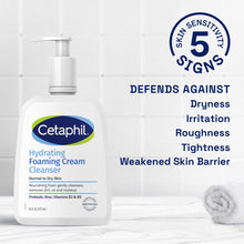 Cargar imagen en el visor de la galería, Cetaphil Gel Limpiador Facial Crema a Espuma | 16 oz | Aloe + Niacinamida + Pantenol