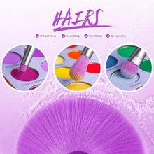 Cargar imagen en el visor de la galería, Docolor Juego De 10 Brochas De Maquillaje 10 Piezas Polvo
