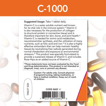 Cargar imagen en el visor de la galería, NOW Foods Vitamina C 1000mg Liberación Sostenida + Escaramujo | 250 Tabletas