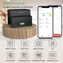 Cargar imagen en el visor de la galería, Ofeace Impresora De Calcomanías Mini Impresora Térmica
