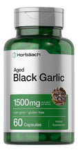 Cargar imagen en el visor de la galería, Horbäach Cápsulas De Ajo Negro Envejecido De 1500 Mg 60
