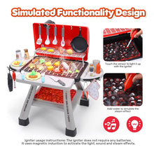 Cargar imagen en el visor de la galería, Cute Stone Juego De Parrilla De Barbacoa Para Niños Juego De