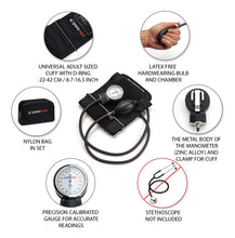 Cargar imagen en el visor de la galería, Brazalete Profesional Manual Para Medir La Presión Arterial