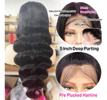 Cargar imagen en el visor de la galería, Yamikk Pelucas De Cabello Humano Con Encaje Frontal Completo