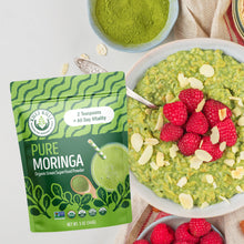 Cargar imagen en el visor de la galería, Kuli Kuli Moringa Oleifera Polvo Orgánico De Hojas Y Batido