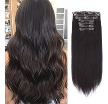 Cargar imagen en el visor de la galería, Lovrio Extensiones De Cabello Con Clip De Grado 9a Color