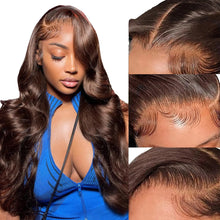 Cargar imagen en el visor de la galería, Yumkot Pelucas De Cabello Humano Ondulado Con Encaje Frontal