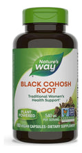 Cargar imagen en el visor de la galería, Nature's Way Raíz de Cohosh Negro 540mg | 180 Cápsulas Veganas | Apoyo Salud Femenina | Sin Gluten Sin Soja | Herbal Tradicional