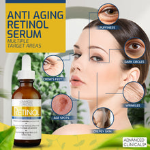 Cargar imagen en el visor de la galería, Advanced Clinicals Suero Facial Hidratante De Retinol Aloe