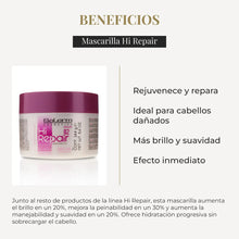 Cargar imagen en el visor de la galería, Salerm Mascarilla Reparadora Para El Cabello Hi Repair Mask