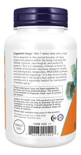 Cargar imagen en el visor de la galería, Now Foods Gluconato De Zinc Blanco Sin Sabor 250 Unidades