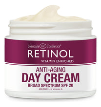 Cargar imagen en el visor de la galería, Ldel Cosmetics Retinol Crema de Día Amplio Espectro SPF | Antiedad