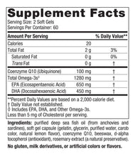 Cargar imagen en el visor de la galería, Nordic Naturals | Ultimate Omega + CoQ10 Limón | 120 Geles