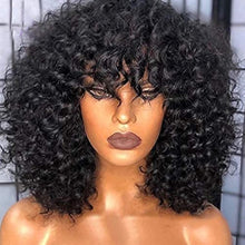 Cargar imagen en el visor de la galería, Peluca Cabello Humano Remy Brasileño | 200% Densidad | Flequillo | Lace Front