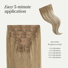 Cargar imagen en el visor de la galería, Luxy Extensiones Clásicas De Cabello Con Clip 100% Cabello