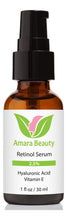 Cargar imagen en el visor de la galería, Amara Organics Retinol Sérum 2.5% + Ác. Hialurónico + Vitamina E + Jojoba | Resultados en 12 Semanas | Sin Fragancia | 30ml