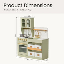 Cargar imagen en el visor de la galería, Tiny Land Play Kitchen For Kids Wooden Play Kitchen With Toy