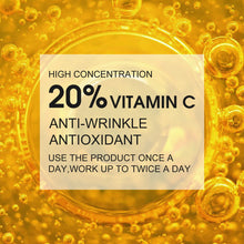 Cargar imagen en el visor de la galería, Suéro Vitamina C 20% + Retinol + Ácido Hialurónico + Aminoácidos | Antienvejecimiento 60ml