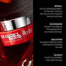 Cargar imagen en el visor de la galería, Rodial Dragons Blood Hyaluronic Night Cream 1.69 Fl Oz