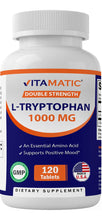 Cargar imagen en el visor de la galería, Vitamatic L-triptófano 1000 Mg 120 Comprimidos 120