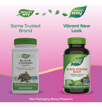 Cargar imagen en el visor de la galería, Nature's Way Raíz de Cohosh Negro 540mg | 180 Cápsulas Veganas | Apoyo Salud Femenina | Sin Gluten Sin Soja | Herbal Tradicional