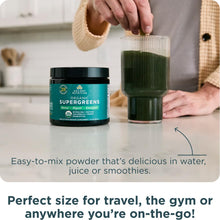 Cargar imagen en el visor de la galería, Ancient Nutrition Polvo Orgánico Supergreens Con Probióticos