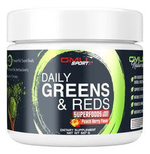 Cargar imagen en el visor de la galería, Gmu Sport Daily Greens & Reds Superfood Powder Potentes
