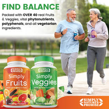 Cargar imagen en el visor de la galería, Simply Natures Promise Suplementos De Frutas Y Verduras 90