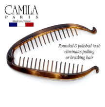 Cargar imagen en el visor de la galería, Camila Paris Cp2 Peineta De 6 Pulgadas Con Clip Para El Pelo