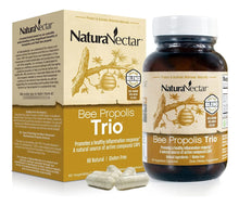 Cargar imagen en el visor de la galería, Naturanectar Trio Bee Propolis Contenido Certificado Por