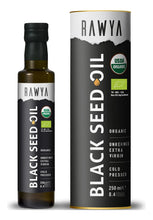 Cargar imagen en el visor de la galería, Aceite De Semilla Negra Orgánico 8.4 Onzas Líquidas Rawya