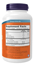 Cargar imagen en el visor de la galería, NOW Foods Omega-3 1000mg | 180 EPA / 120 DHA | Destilado Molecularmente | Sin Colesterol