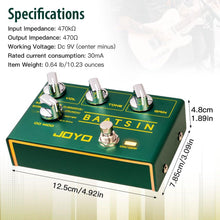 Cargar imagen en el visor de la galería, Joyo Pedal De Distorsión Serie R De Metal Pesado Entre