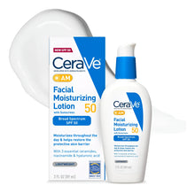 Cargar imagen en el visor de la galería, Cerave Am Loción Hidratante Facial Spf 50 Hidratante