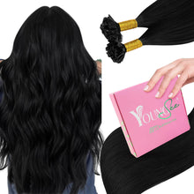Cargar imagen en el visor de la galería, Youngsee Extensiones De Cabello Humano Con Punta En U Color