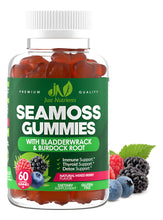 Cargar imagen en el visor de la galería, Gomitas Musgo Marino 3000 mg con Vejiga y Bardana | 60 Veganas