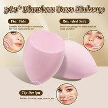 Cargar imagen en el visor de la galería, Juego De 14 Brochas De Maquillaje Con 2 Licuadoras De
