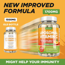 Cargar imagen en el visor de la galería, Dacha Vitamina C Liposomal 1700mg | 200 Cápsulas | Inmunidad y Colágeno