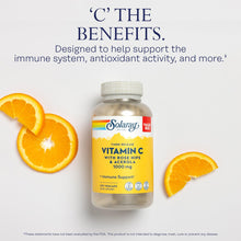 Cargar imagen en el visor de la galería, Solaray Vitamina C 1000mg Liberación Temporizada | Rosa Mosqueta + Acerola | 275 Cápsulas