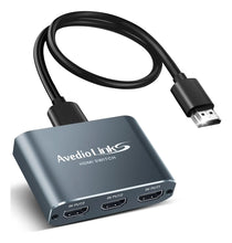 Cargar imagen en el visor de la galería, Interruptor Hdmi 3 En 1 Salida 4k 60hz Aleación De Aluminio