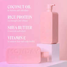 Cargar imagen en el visor de la galería, Monday Haircare Champú Hidratante + Acondicionador Para