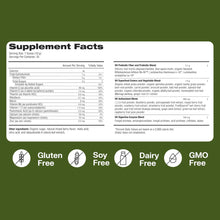 Cargar imagen en el visor de la galería, Vitahustle One Superfood Super Greens Polvo Con Prebióticos