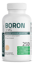 Cargar imagen en el visor de la galería, Bronson Boro 3 Mg Quelatado Absorción Superior Apoya La