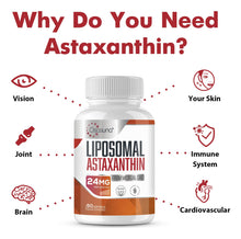 Cargar imagen en el visor de la galería, Liposomal Astaxanthin Supplement 24 Mg Maximum Absorption