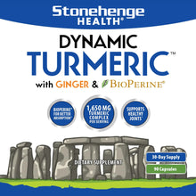 Cargar imagen en el visor de la galería, Stonehenge Health Dynamic Turmeric Curcumin With Ginger High