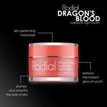 Cargar imagen en el visor de la galería, Rodial Dragons Blood Hyaluronic Night Cream 1.69 Fl Oz