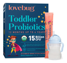 Cargar imagen en el visor de la galería, Lovebug Probióticos Orgánicos Para Niños Y Niños Pequeños