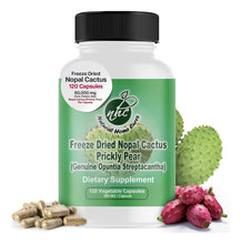Cargar imagen en el visor de la galería, Natural Home Cures Cápsulas De Cactus Nopal Liofilizado