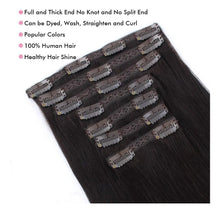 Cargar imagen en el visor de la galería, Lovrio Extensiones De Cabello Con Clip De Grado 9a Color